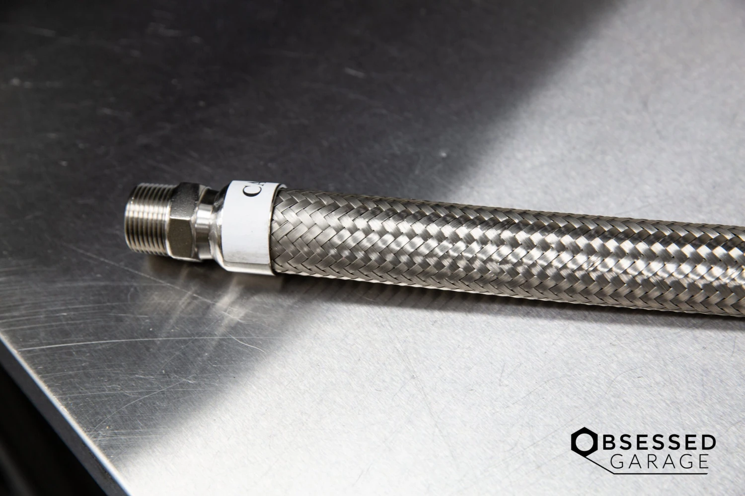 Stainless Steel Inlet Hose For Prevost Piping Kit (3/4" NPT Male To Female) 3 Stainless Steel Inlet Hose For Prevost Piping Kit (3/4" NPT Male To Female) - Image 3