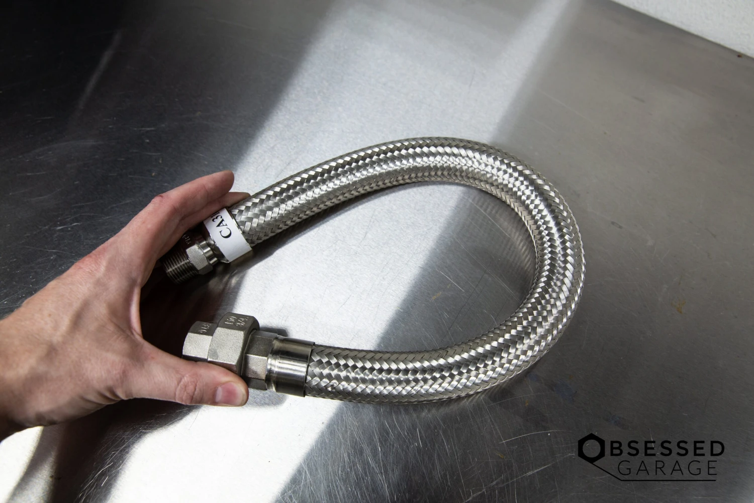 Stainless Steel Inlet Hose For Prevost Piping Kit (3/4" NPT Male To Female) 7 Stainless Steel Inlet Hose For Prevost Piping Kit (3/4" NPT Male To Female) - Image 7