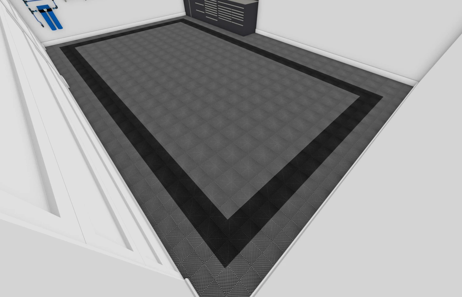 Three Car Swisstrax Flooring Solution 8 Three Car Swisstrax Flooring Solution - Image 8