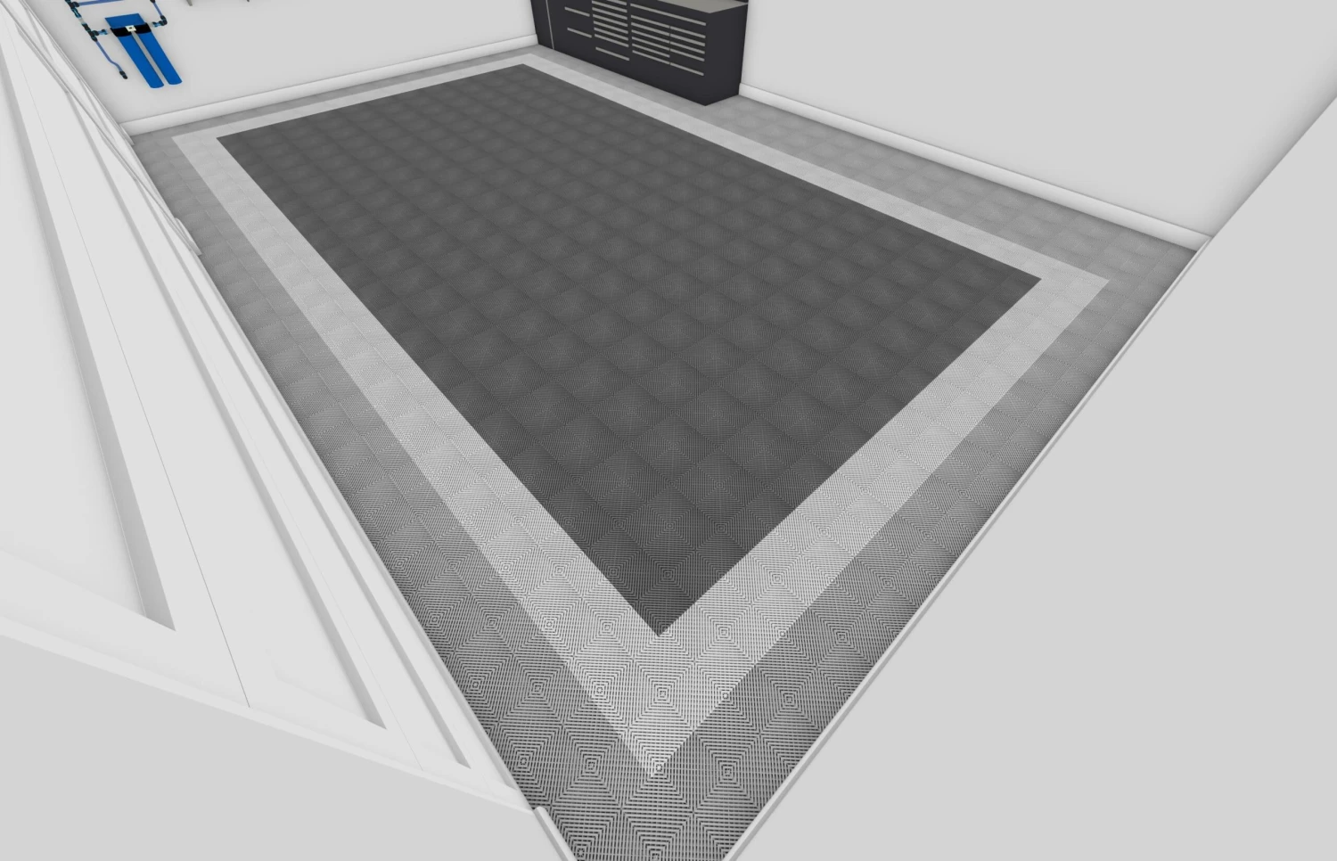 Three Car Swisstrax Flooring Solution 10 Three Car Swisstrax Flooring Solution - Image 10