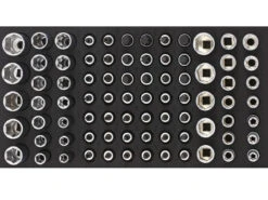 Sonic Foam System - Bit Socket Set 3/8" - 80 Pieces - 1/3 (Small)