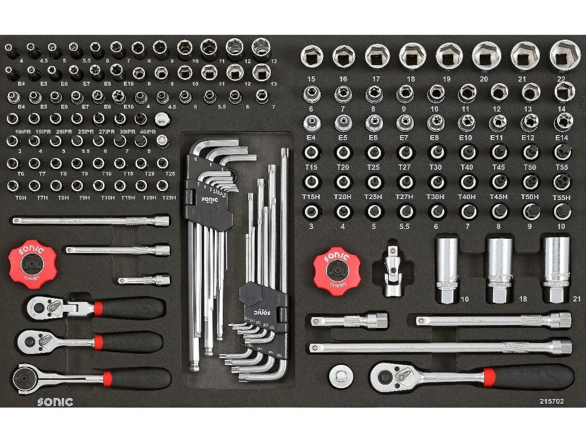 Sonic Foam System - Combo Set 1/4", 3/8" - 157 Pieces - 26" (Medium) 1 Sonic Foam System - Combo Set 1/4", 3/8" - 157 Pieces - 26" (Medium)