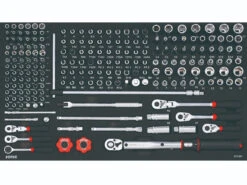 Sonic Foam System - Socket Set 1/4" 3/8" - 212 Pieces - 34" (Large)