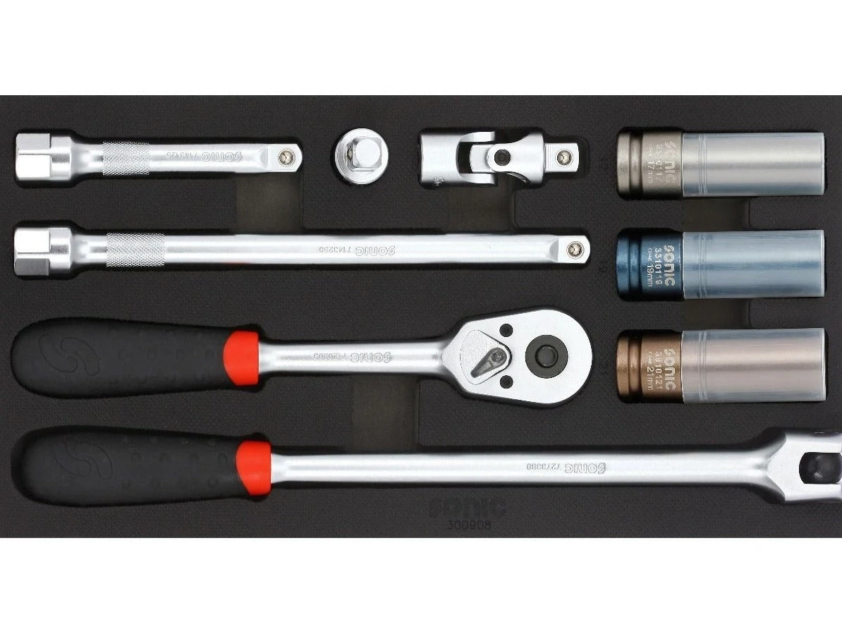 Sonic Foam System - Accessory Set 1/2" - 9 Pieces - 1/3 (Small) 1 Sonic Foam System - Accessory Set 1/2" - 9 Pieces - 1/3 (Small)