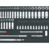 Sonic Foam System - Socket Set 1/2" - 84 Pieces - 34" (Large)