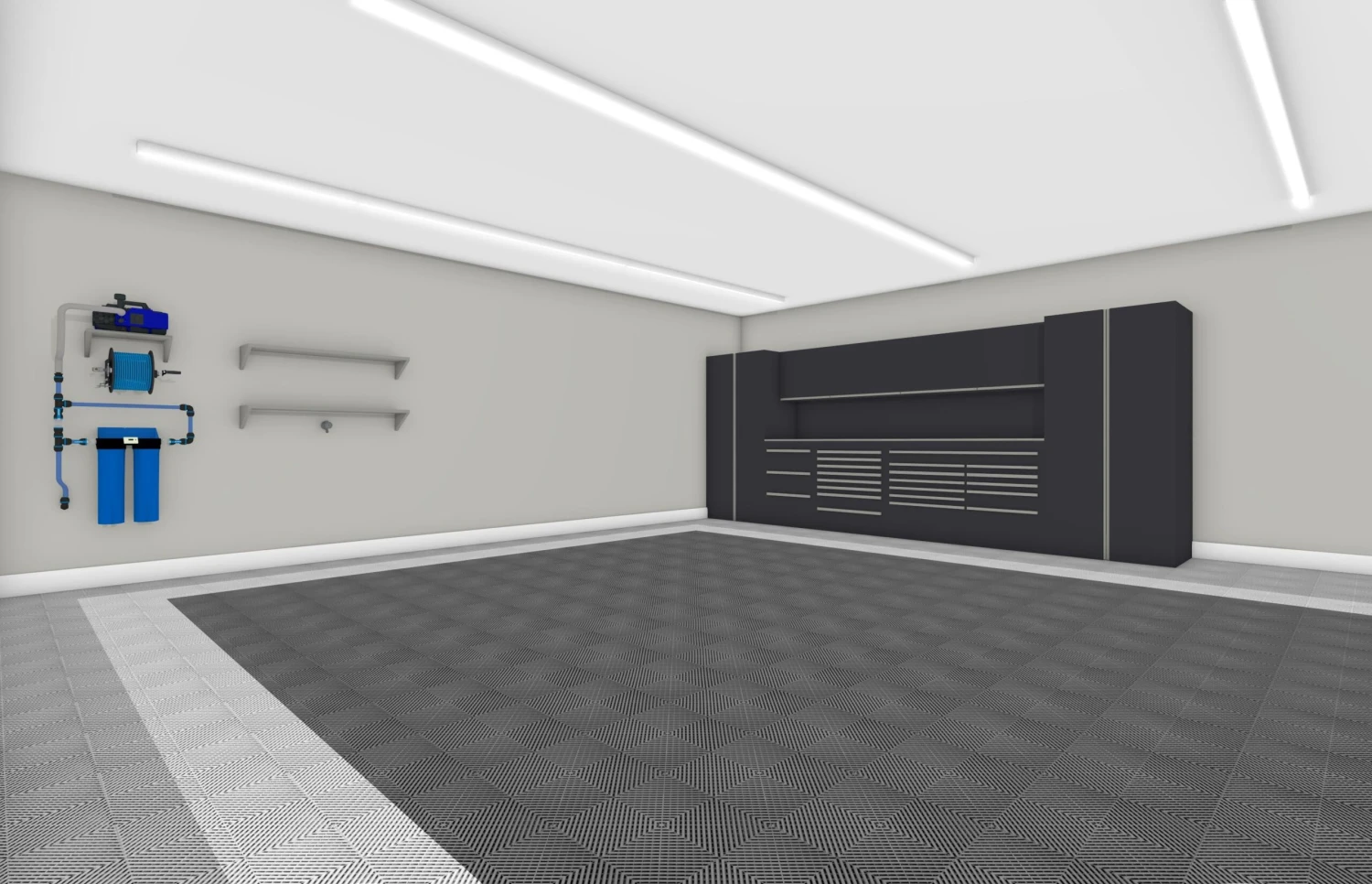 Four Car Swisstrax Flooring Solution 12 Four Car Swisstrax Flooring Solution - Image 12