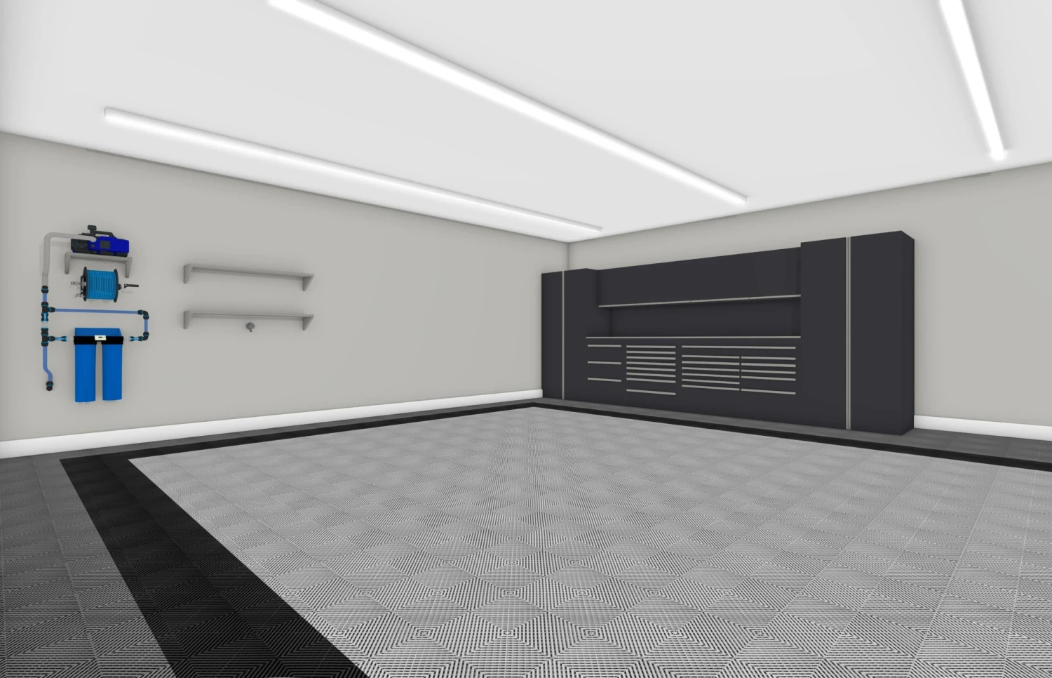 Four Car Swisstrax Flooring Solution 4 Four Car Swisstrax Flooring Solution - Image 4