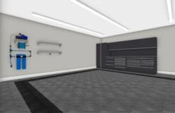 Three Car Swisstrax Flooring Solution