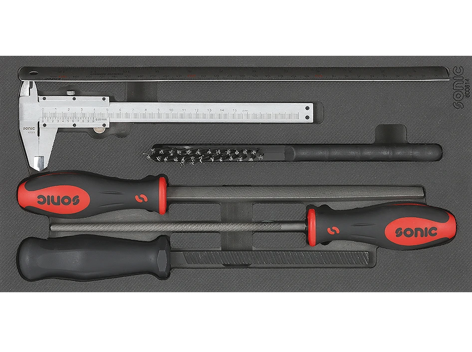 Sonic Foam System - File Set - 6 Pieces - 1/3 (Small) 1 Sonic Foam System - File Set - 6 Pieces - 1/3 (Small)
