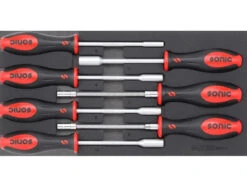 Sonic Foam System - Socket Screwdriver Hex Set - 7 Pieces - 1/3 (Small)