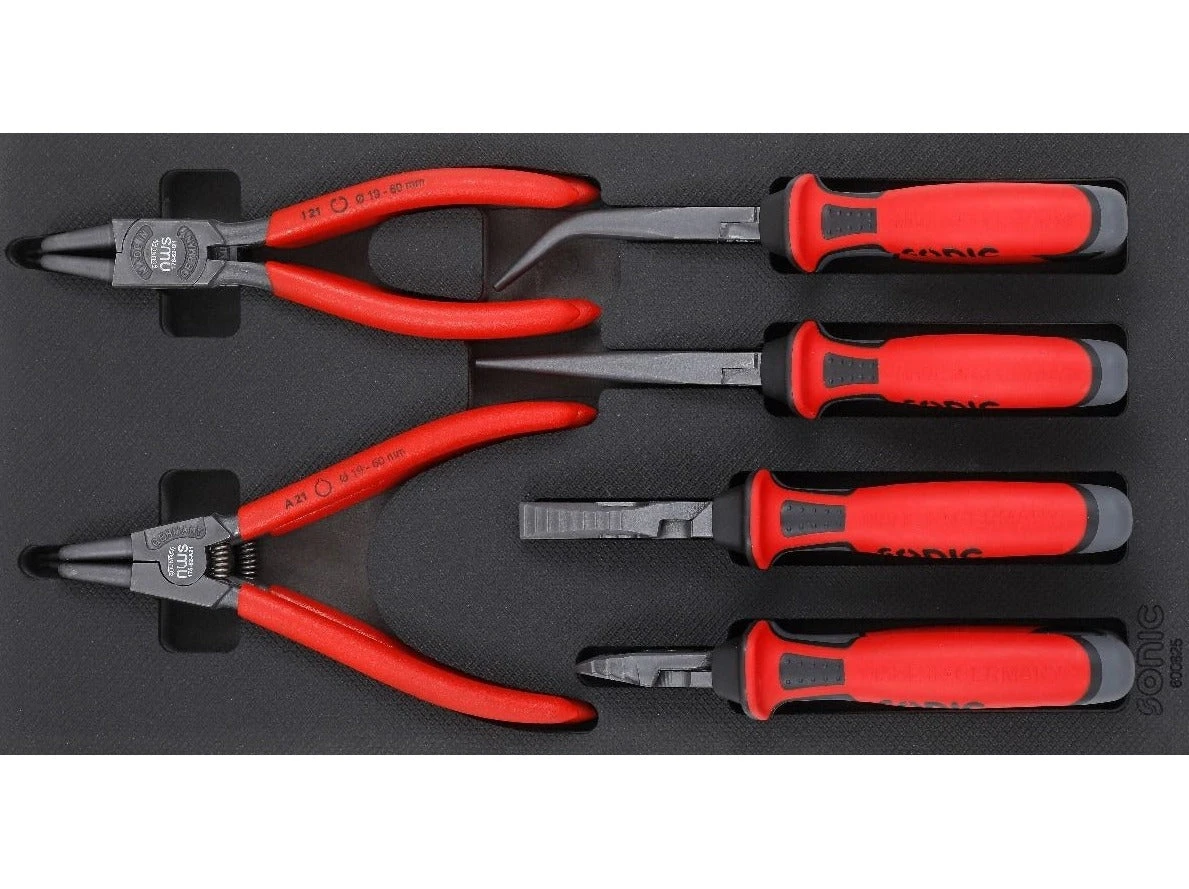 Sonic Foam System - Plier Set - 8 Pieces - 1/3 (Small) 1 Sonic Foam System - Plier Set - 8 Pieces - 1/3 (Small)