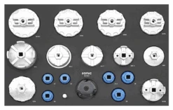 Sonic Tools Aluminum Oil Filter Cup Wrench Set 19 Pieces 26" - Medium