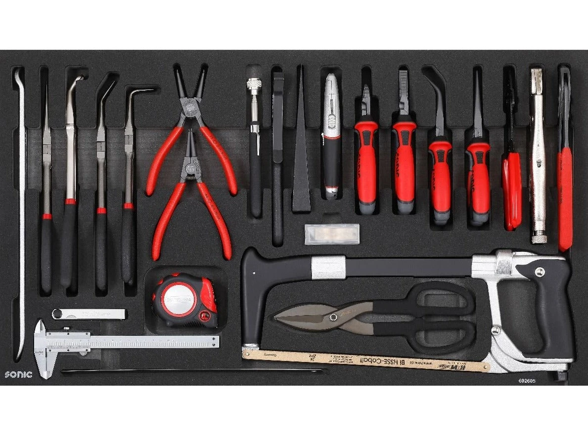 Sonic Foam System - Pliers And Cutting Set - 26 Pieces -34" (Large) 1 Sonic Foam System - Pliers And Cutting Set - 26 Pieces -34" (Large)