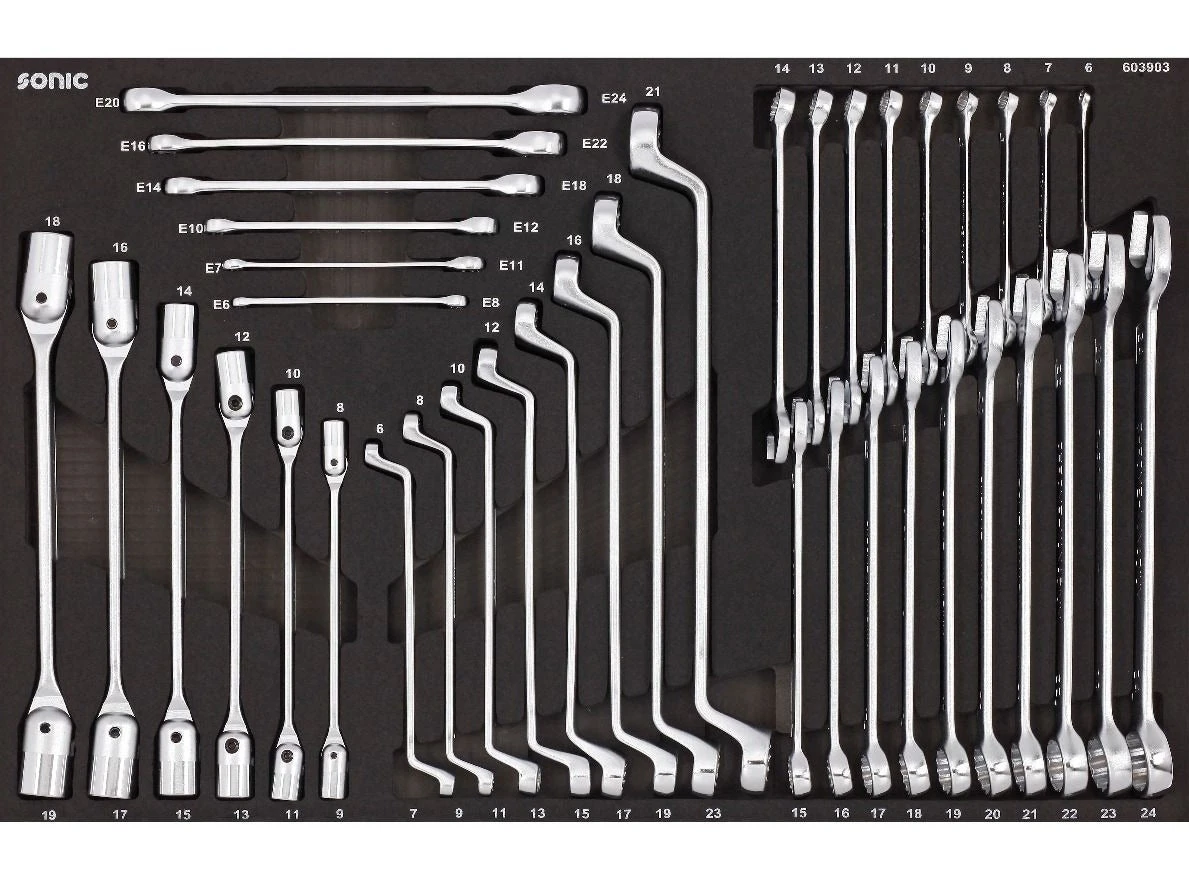 Sonic Foam System - Wrench Set - 39 Pieces - 26" (Medium) 1 Sonic Foam System - Wrench Set - 39 Pieces - 26" (Medium)