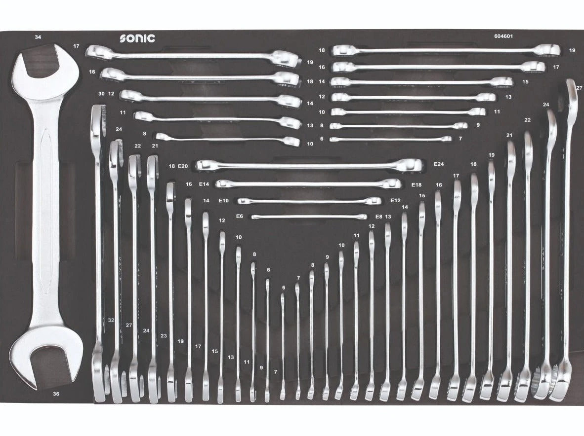 Sonic Foam System - Wrench Set - 46 Pieces - 26" (Medium) 1 Sonic Foam System - Wrench Set - 46 Pieces - 26" (Medium)