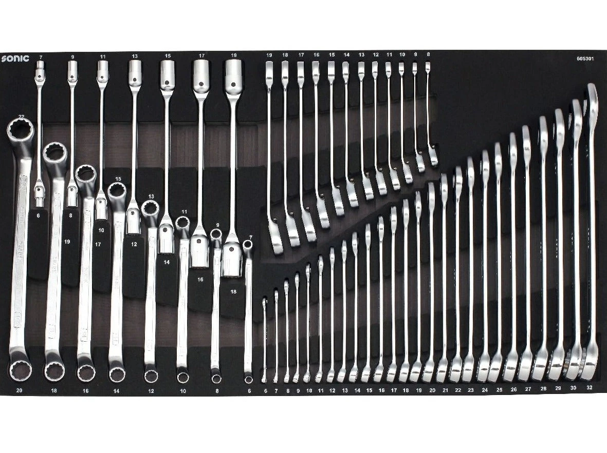 Sonic Foam System - Wrench Set - 53 Pieces -34" (Large) 1 Sonic Foam System - Wrench Set - 53 Pieces -34" (Large)