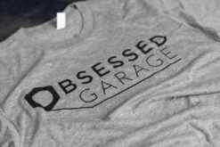 Obsessed Garage Logo Shirt 33 Obsessed Garage Logo Shirt -Workshop Tools Shop BasicHeatherGrey 1