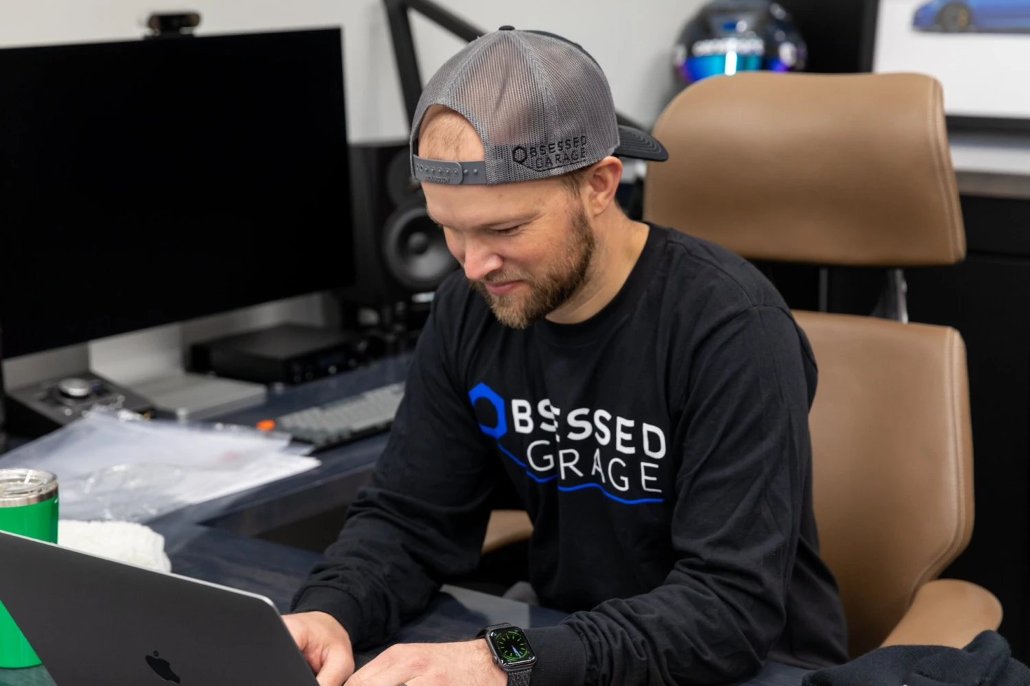 Obsessed Garage Logo Long Sleeve Shirt 6 Obsessed Garage Logo Long Sleeve Shirt - Image 6