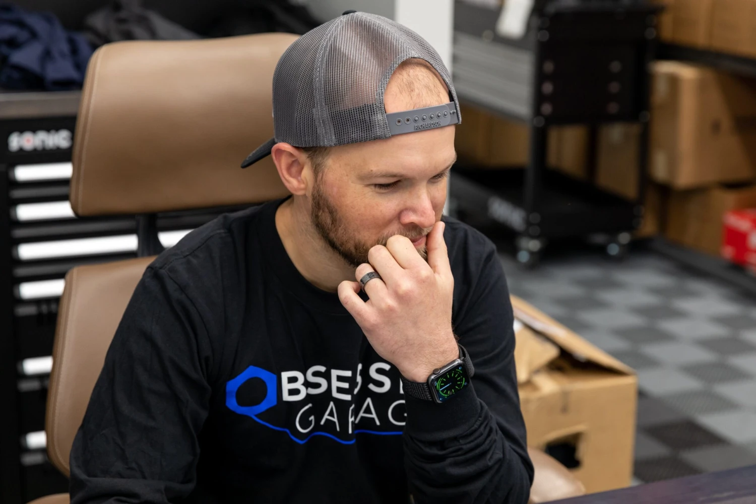 Obsessed Garage Logo Long Sleeve Shirt 10 Obsessed Garage Logo Long Sleeve Shirt - Image 10