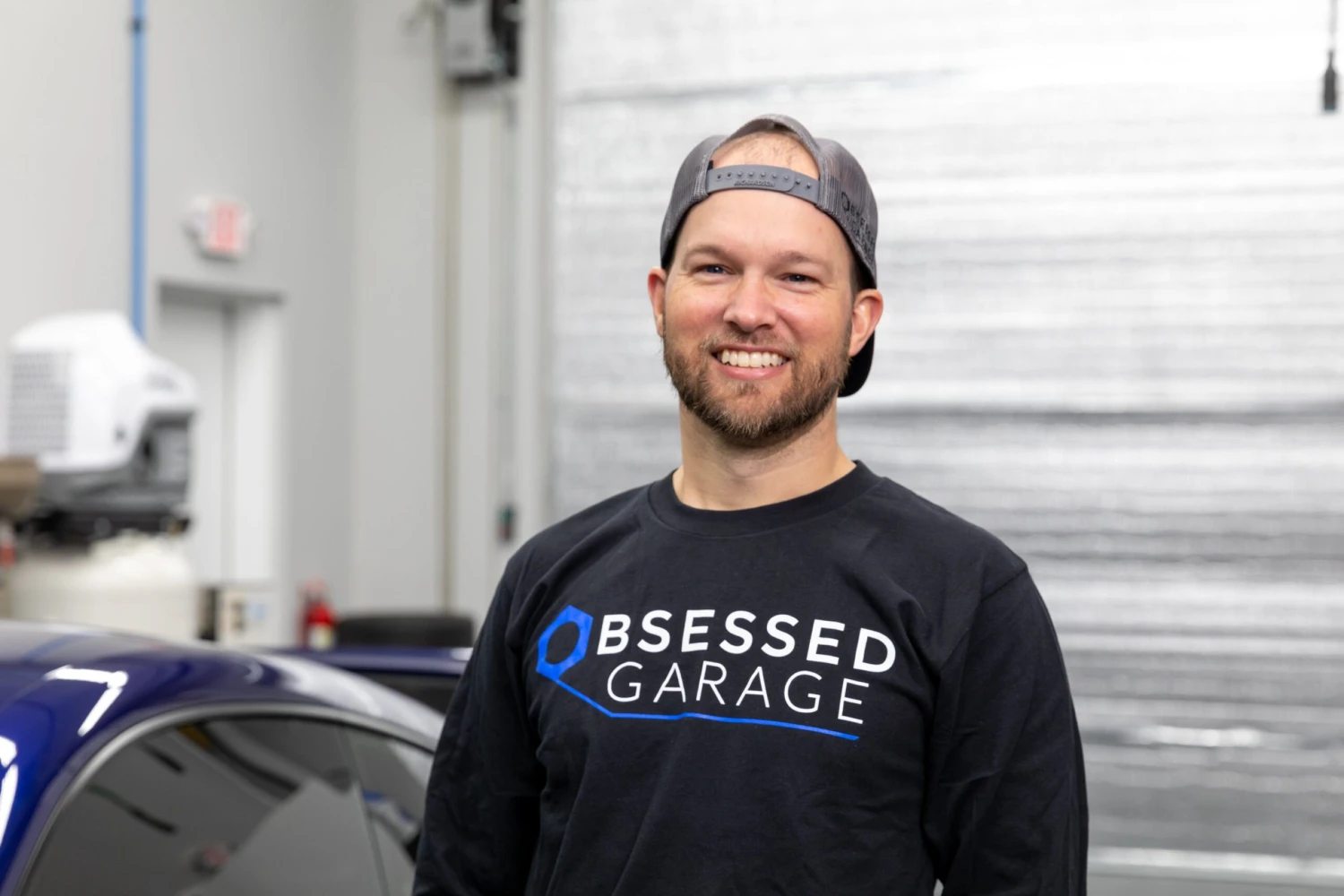 Obsessed Garage Logo Long Sleeve Shirt 2 Obsessed Garage Logo Long Sleeve Shirt - Image 2