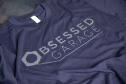 Obsessed Garage Logo Shirt 23 Obsessed Garage Logo Shirt -Workshop Tools Shop BasicNavy 1