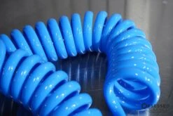 Prevost Spiral Hose W/ Fixed And Rotating 1/4" NPT (Male) Fittings -Workshop Tools Shop DSC00235