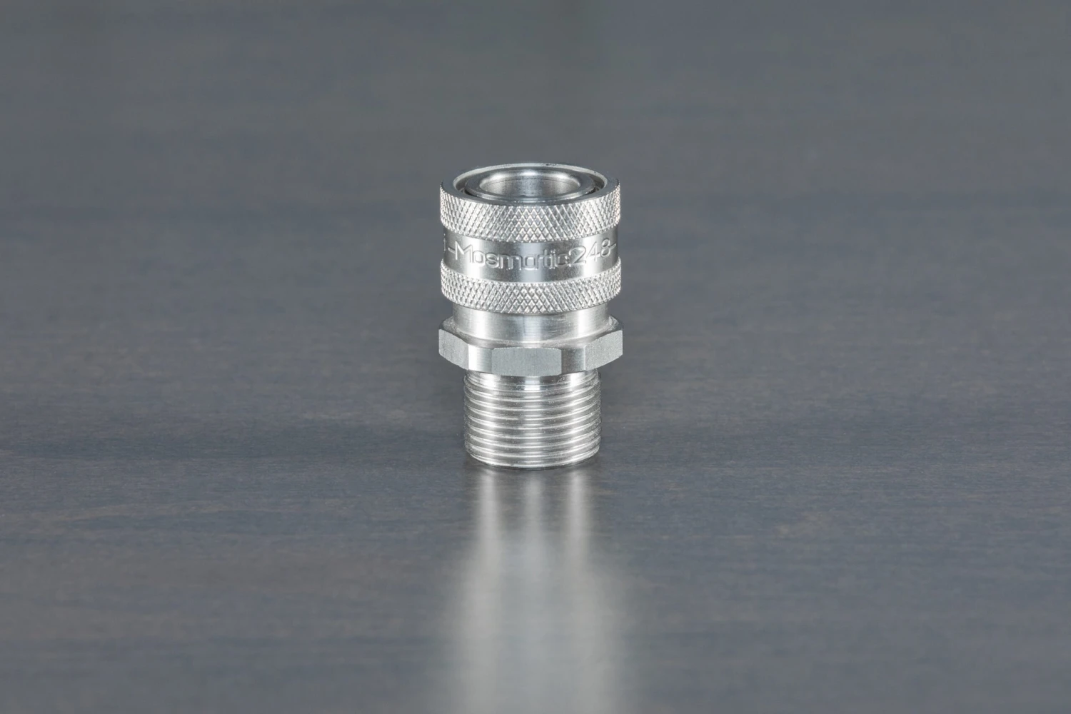 Mosmatic T304 SS M22 Male (15mm) To 3/8" QD Coupler 1 Mosmatic T304 SS M22 Male (15mm) To 3/8" QD Coupler