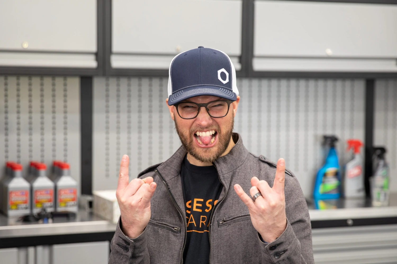 Obsessed Garage Raised Hex Hat - Snap Back 6 Obsessed Garage Raised Hex Hat - Snap Back - Image 6