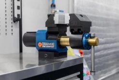 Orange Bench Vise - Obsessed Garage Edition