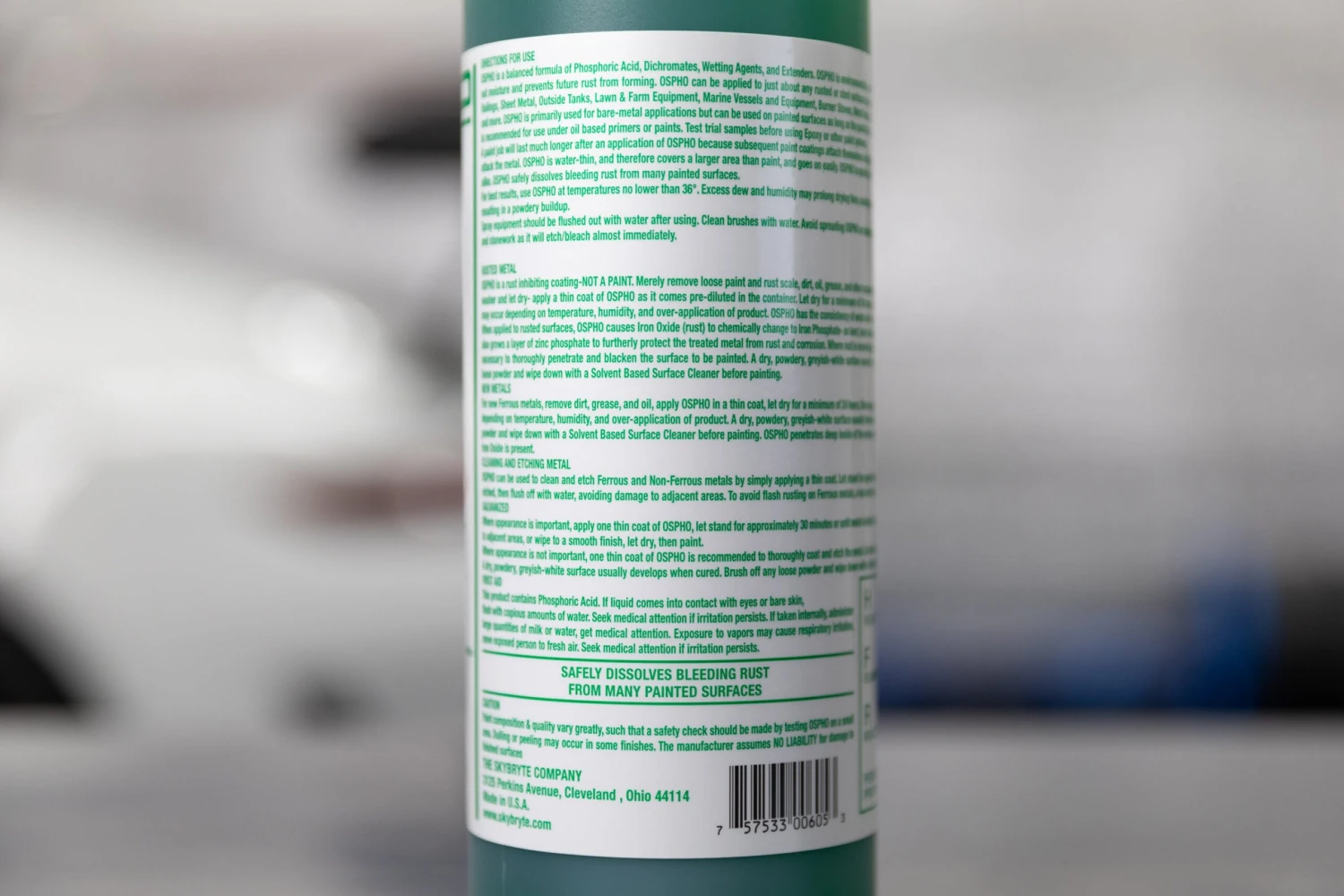 Ospho Metal & Rust Treatment 4 Ospho Metal & Rust Treatment - Image 4