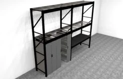 Levrack Workstation Plus W/ Overhead Storage -Workshop Tools Shop Overview