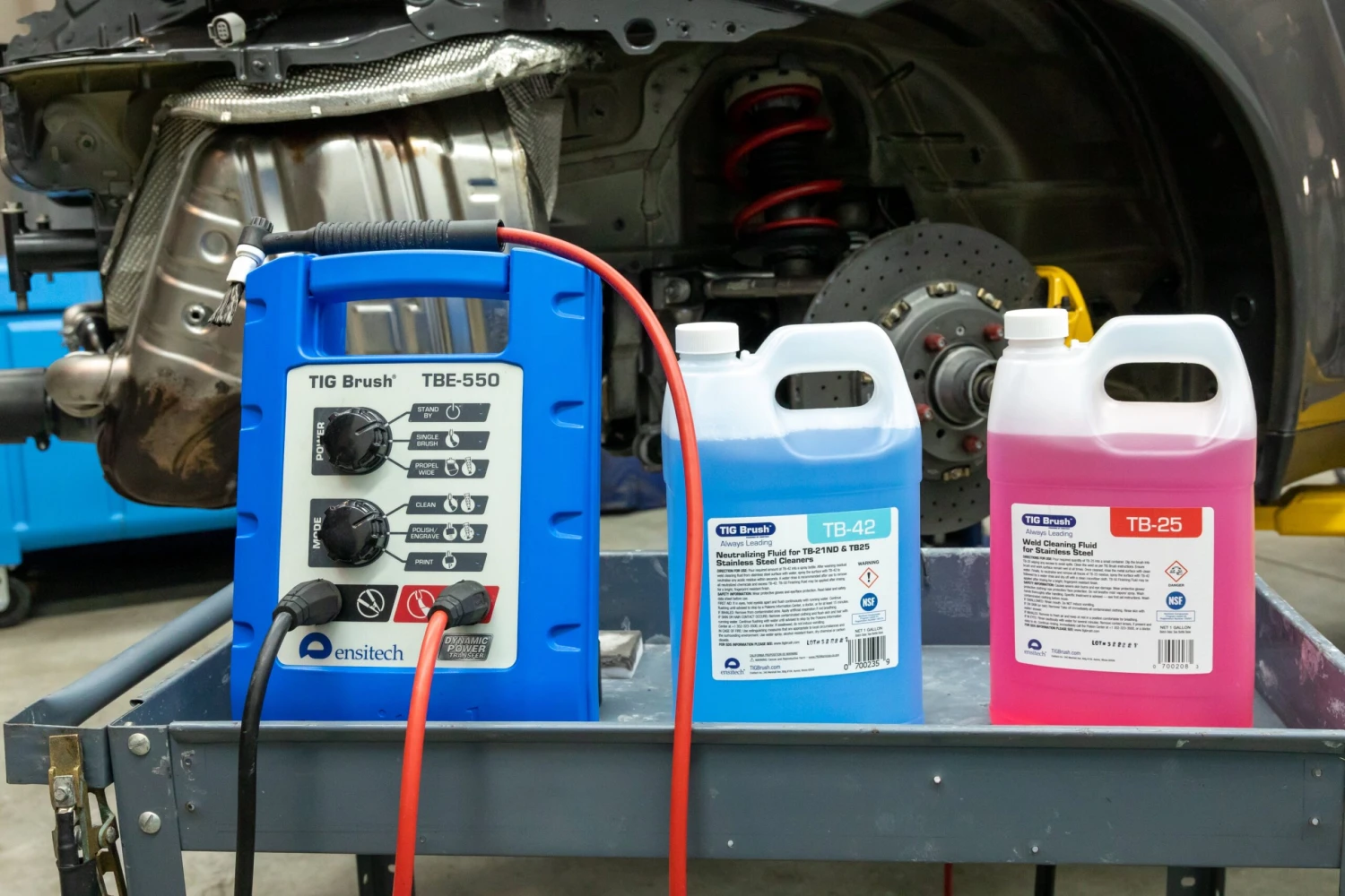 TIG Brush TBE-550 With Flexi Handle Kit 1 TIG Brush TBE-550 With Flexi Handle Kit