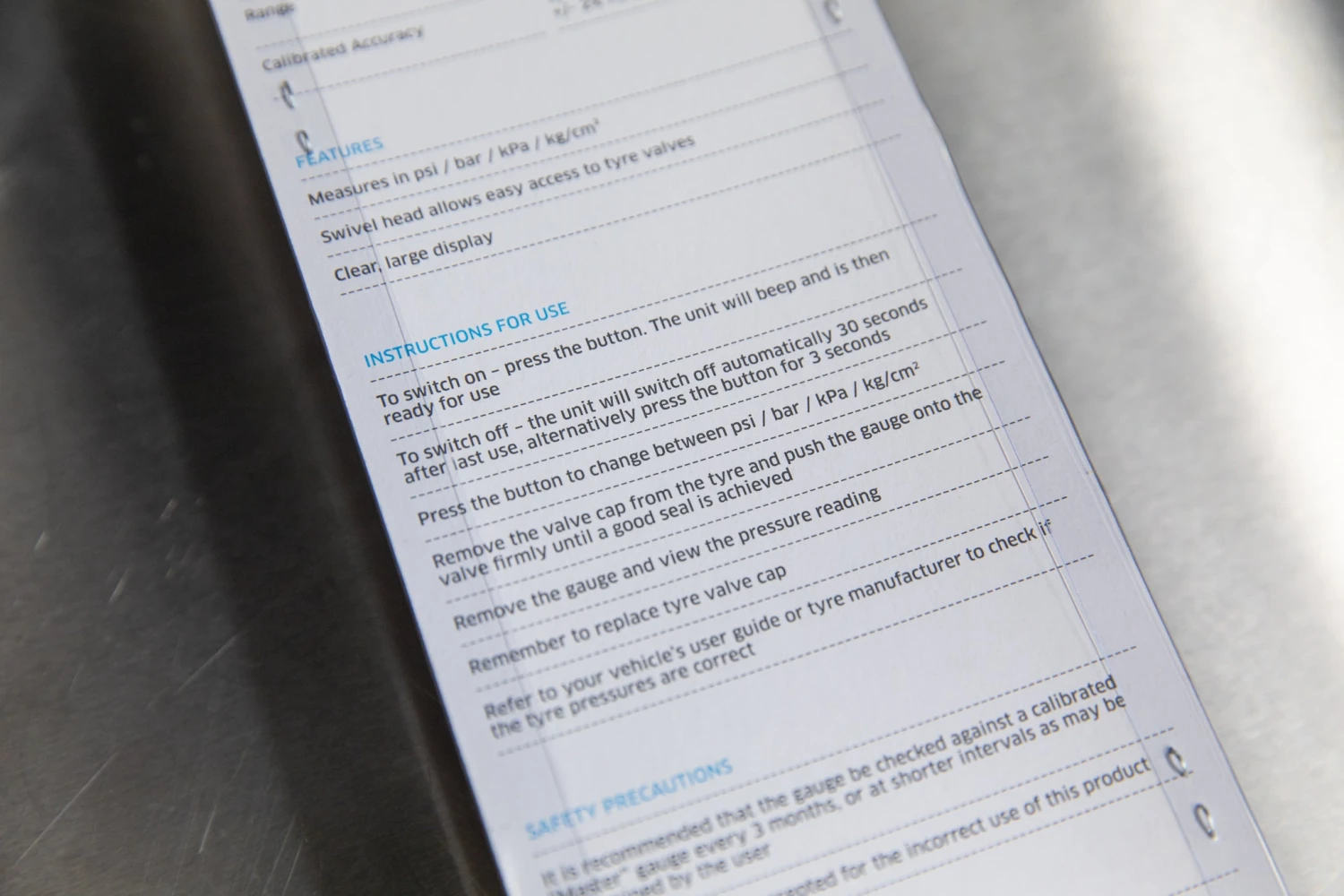 PCL Digital Tire Pressure Gauge 10 PCL Digital Tire Pressure Gauge - Image 10