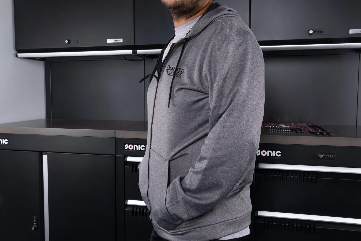 Obsessed Garage Halifax Zip-Up Hoodie 2 Obsessed Garage Halifax Zip-Up Hoodie - Image 2