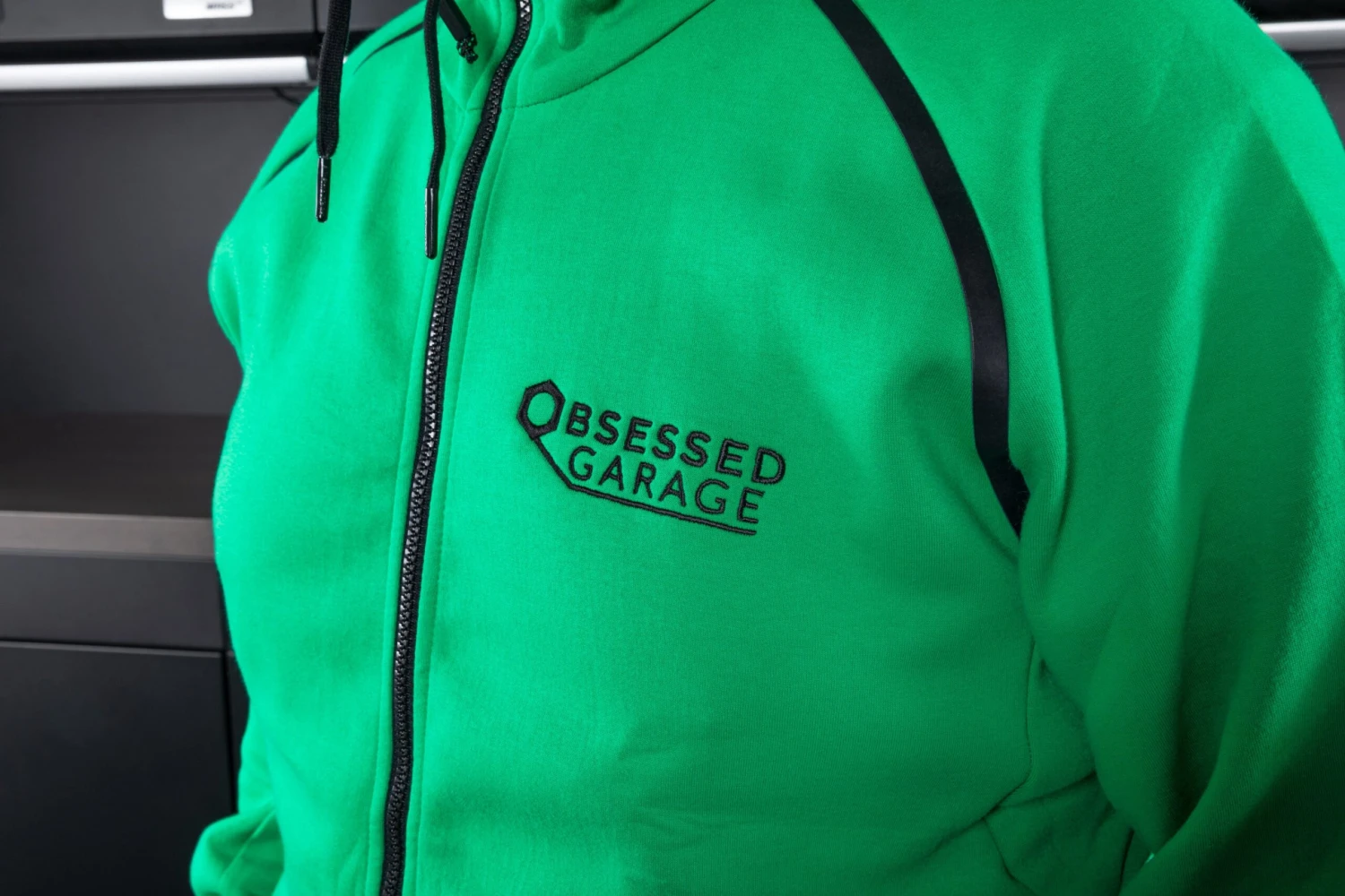 Obsessed Garage Reflex Zip-Up Hoodie 8 Obsessed Garage Reflex Zip-Up Hoodie - Image 8