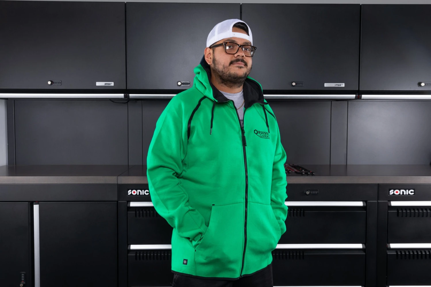 Obsessed Garage Reflex Zip-Up Hoodie 5 Obsessed Garage Reflex Zip-Up Hoodie - Image 5