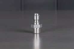 Mosmatic T304 SS 3/8" Male QD Plug