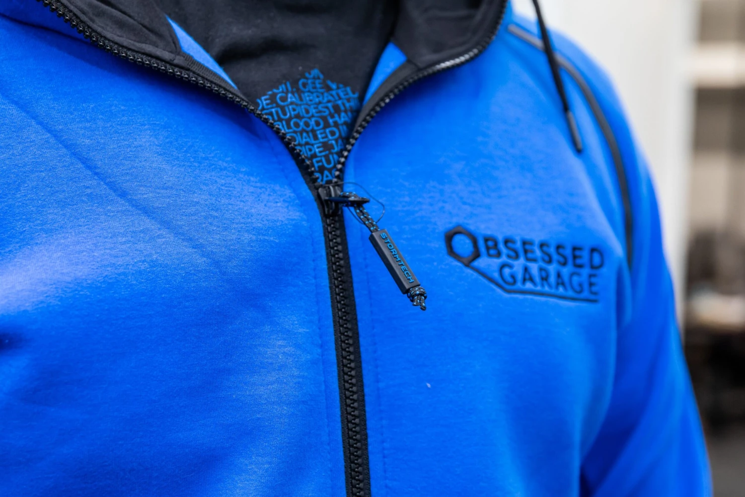 Obsessed Garage Reflex Zip-Up Hoodie 3 Obsessed Garage Reflex Zip-Up Hoodie - Image 3