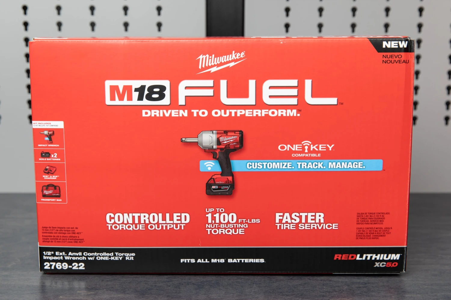 Milwaukee M18™ FUEL™ 1/2” Ext. Anvil Impact Wrench W/ONE-KEY™ 3 Milwaukee M18™ FUEL™ 1/2” Ext. Anvil Impact Wrench W/ONE-KEY™ - Image 3