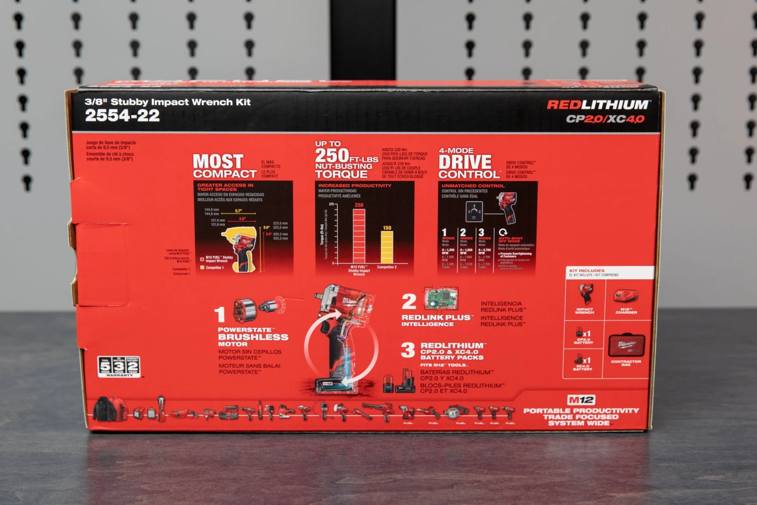 Milwaukee M12™ FUEL™ 3/8" Stubby Impact Wrench 3 Milwaukee M12™ FUEL™ 3/8" Stubby Impact Wrench - Image 3
