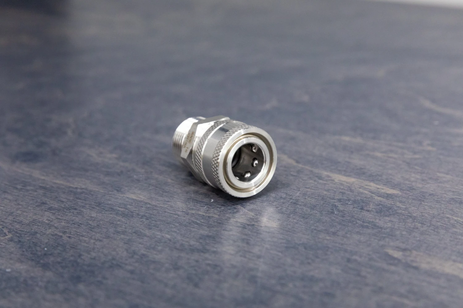 Stainless Steel M22 Male (14mm) To 3/8" QD Coupler 2 Stainless Steel M22 Male (14mm) To 3/8" QD Coupler - Image 2