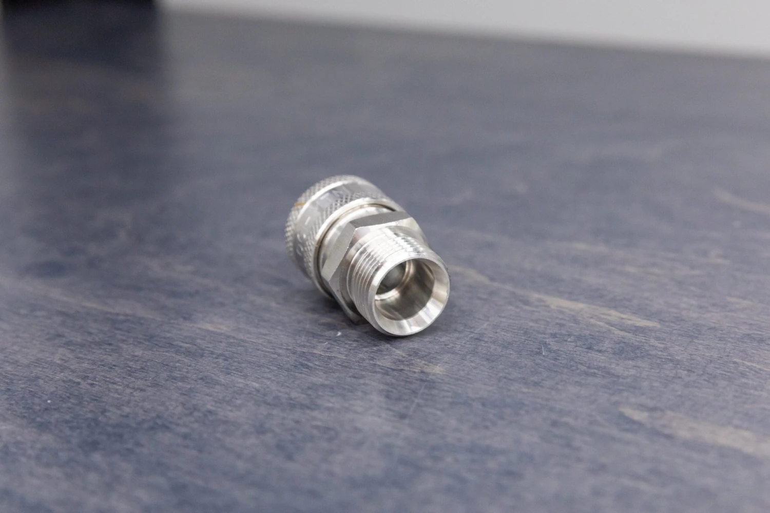 Stainless Steel M22 Male (15mm) To 3/8" QD Coupler 2 Stainless Steel M22 Male (15mm) To 3/8" QD Coupler - Image 2