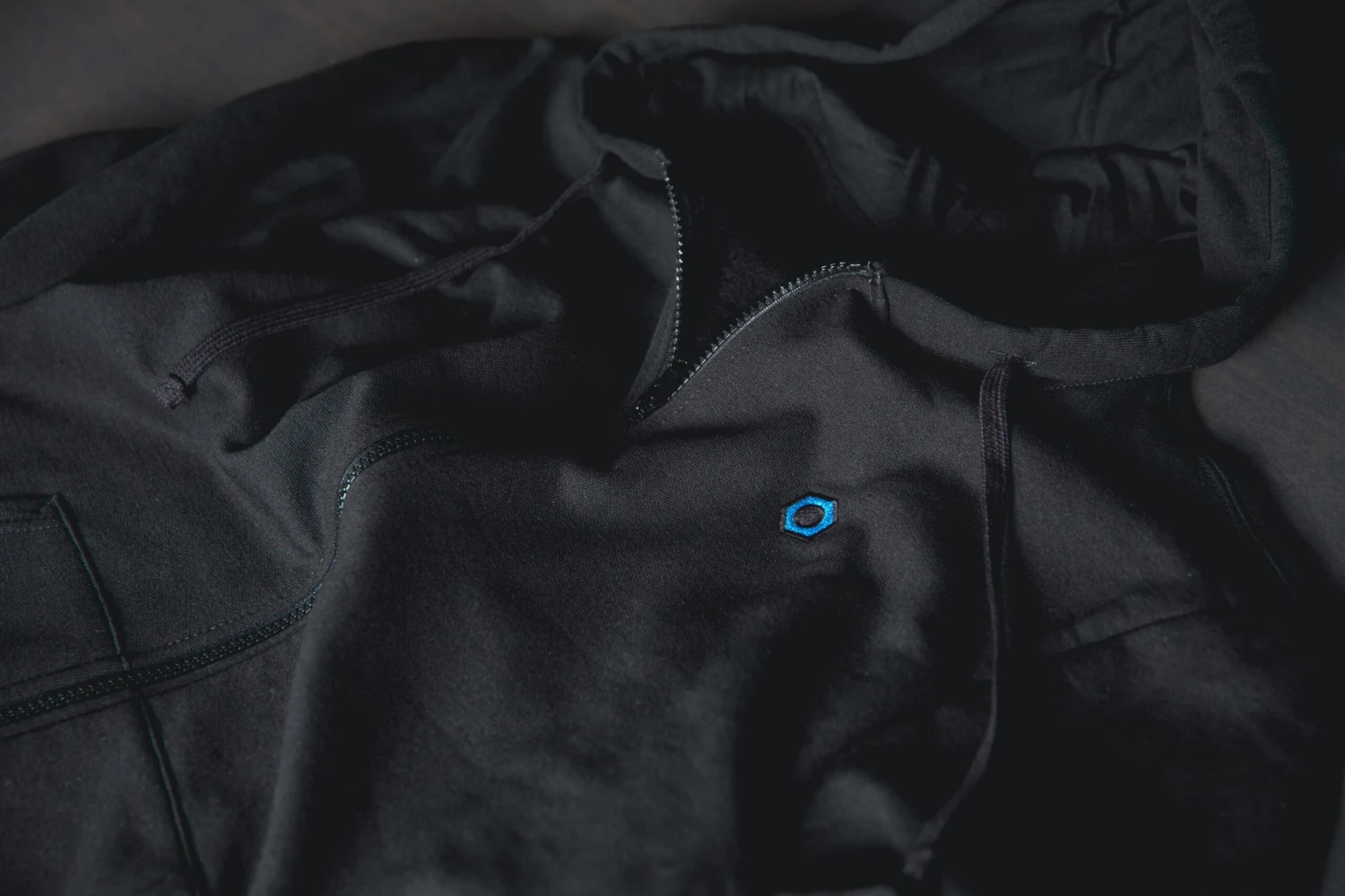 Minimalistic Hex Zip-Up Hoodie 2 Minimalistic Hex Zip-Up Hoodie - Image 2