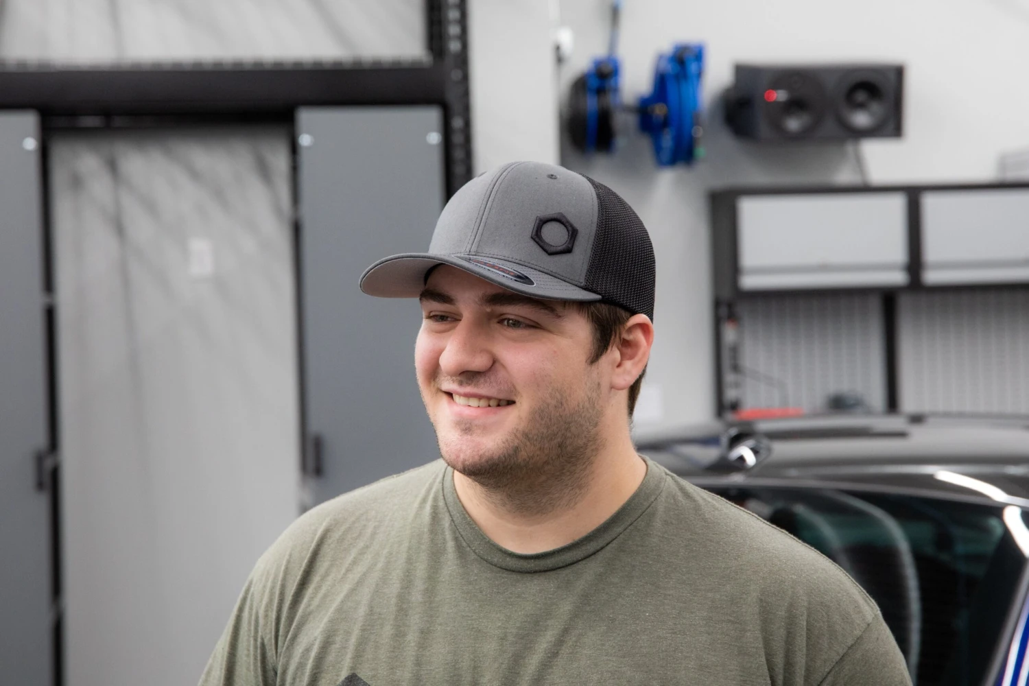 Obsessed Garage Raised Hex Hat - Flexfit 15 Obsessed Garage Raised Hex Hat - Flexfit - Image 15