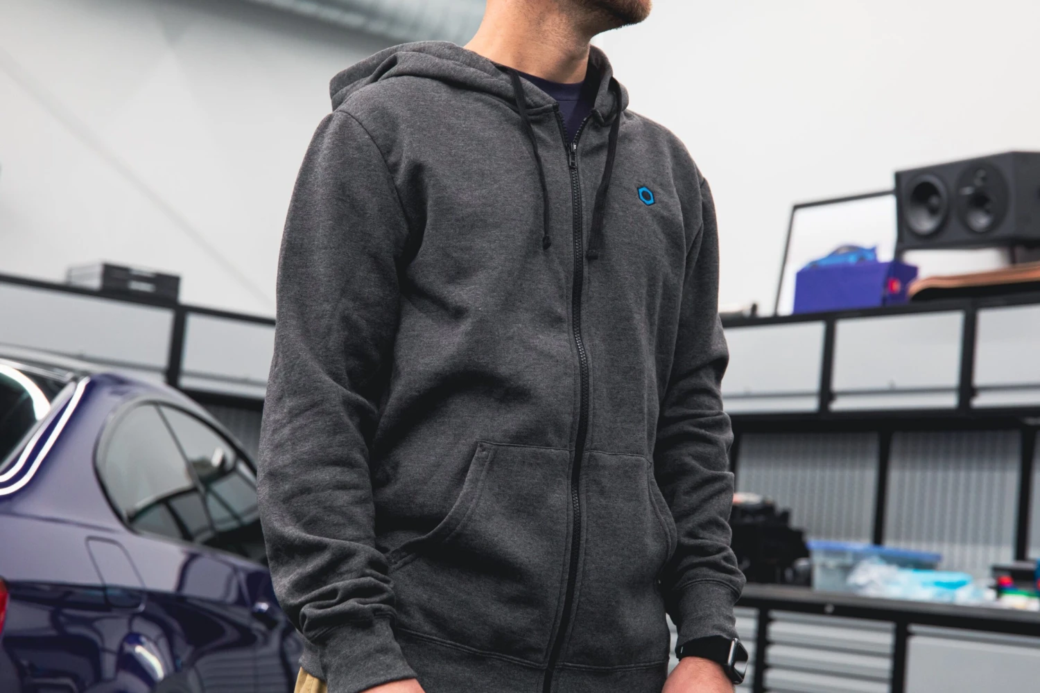 Minimalistic Hex Zip-Up Hoodie 7 Minimalistic Hex Zip-Up Hoodie - Image 7