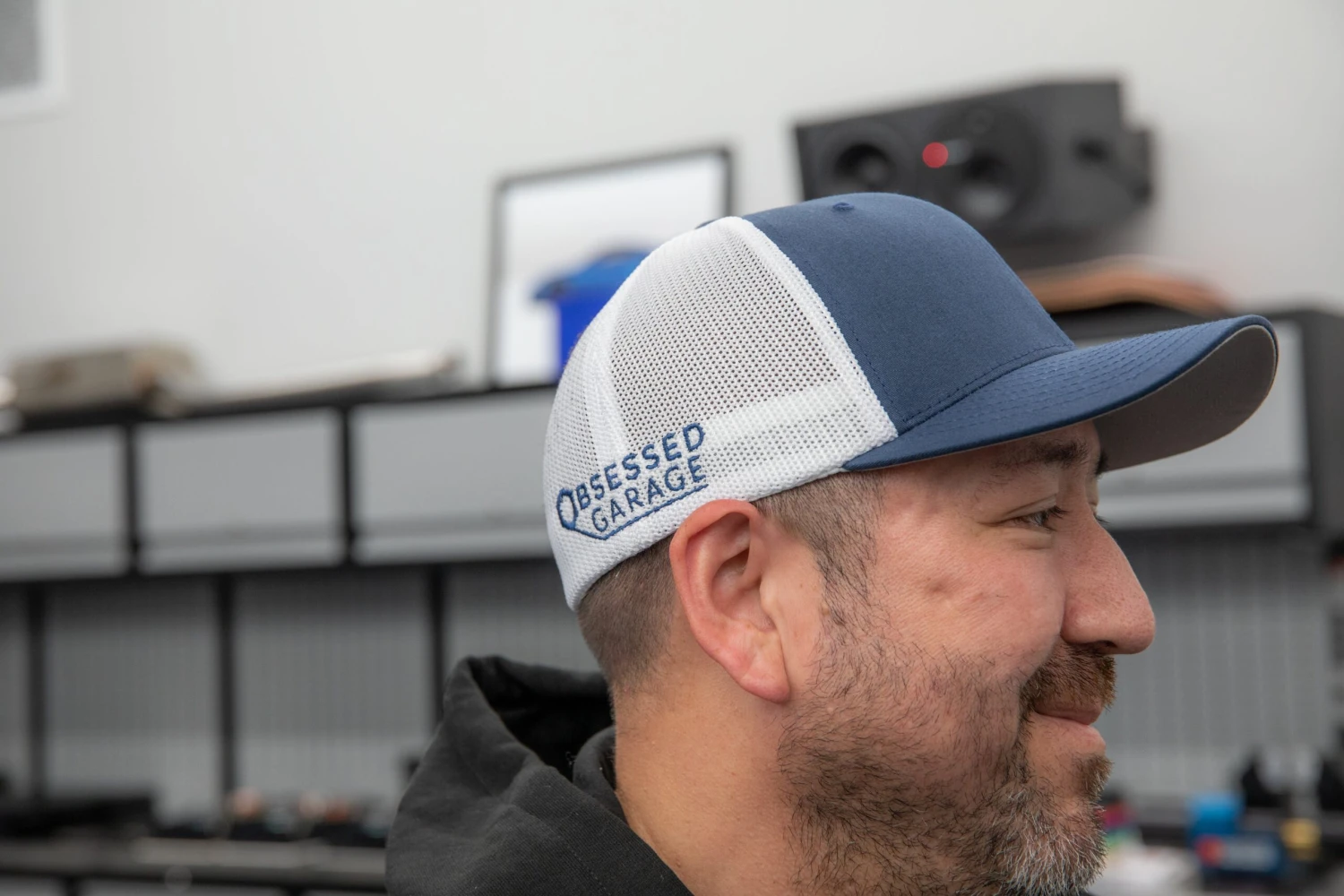 Obsessed Garage Raised Hex Hat - Flexfit 3 Obsessed Garage Raised Hex Hat - Flexfit - Image 3