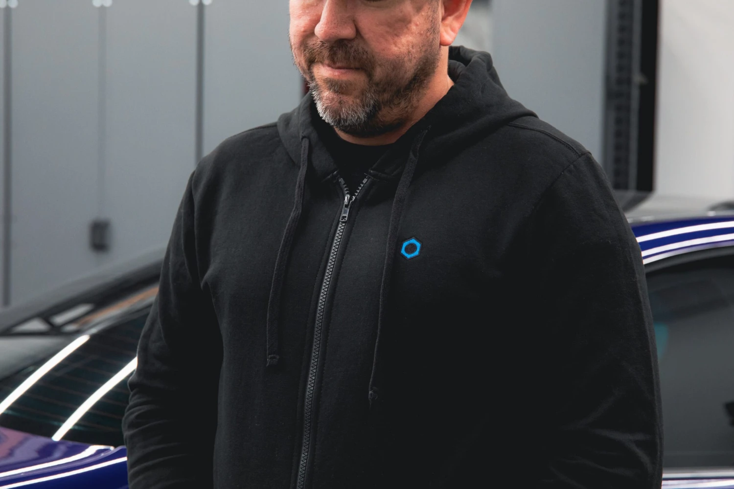 Minimalistic Hex Zip-Up Hoodie 1 Minimalistic Hex Zip-Up Hoodie