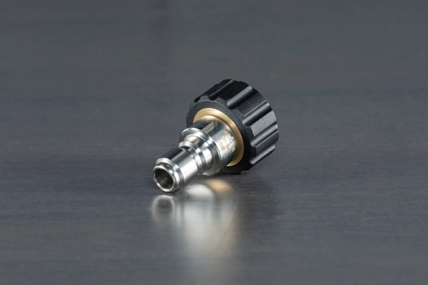 Stainless Steel M22 Female (15mm) To 3/8" QD Plug 2 Stainless Steel M22 Female (15mm) To 3/8" QD Plug - Image 2