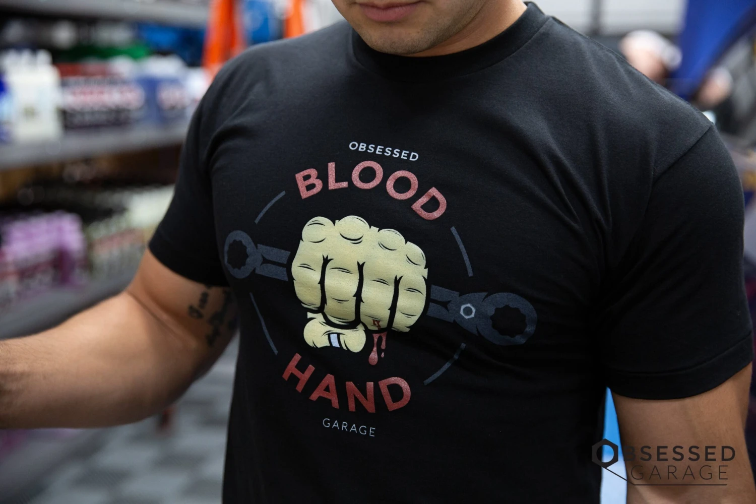 Blood Hand Shirt 2 Blood Hand Shirt - Image 2