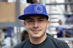 3D Hex Hat In Royal/White 12 3D Hex Hat In Royal/White -Workshop Tools Shop blue bolt hat 6 of 7 48572251777 o